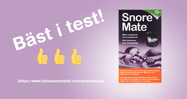 Snarkskenan SnoreMate är bäst i test!