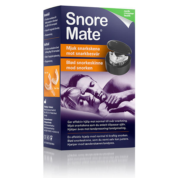 Snore Mate mjuka snarkskena mot snarkning